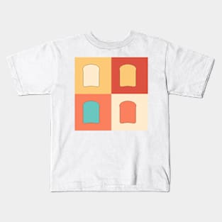 bread pixel art retro Kids T-Shirt